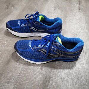 Saucony Guide 17 Running Shoe Blue White Men\'s IS Sz 12.5W 12.5 Wide NEW Men main image 2